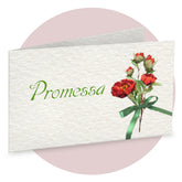 Bigliettini bomboniere PROMESSA Codice BFF5014